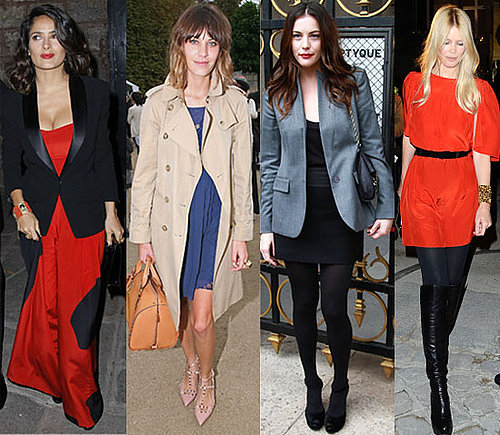 Pictures of Celebrities at Paris Fashion Week S/S 2011