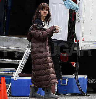 Pictures of Rachel McAdams Shooting The Vow in Toronto