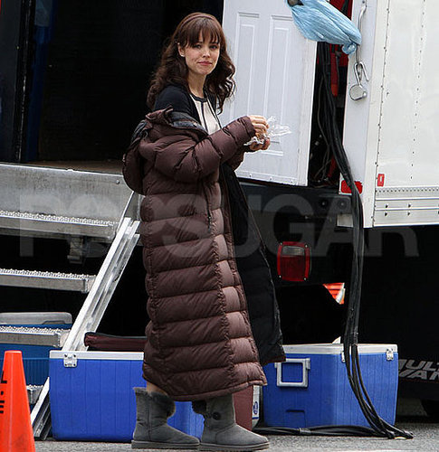 Pictures of Rachel McAdams Shooting The Vow in Toronto