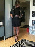 black is perfect for a rainy weather
