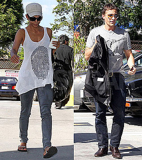 Pictures of Halle Berry and Olivier Martinez Together Close to Her Home in LA