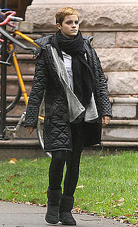 Pictures of Emma Watson Hitting the Gym Near Brown University