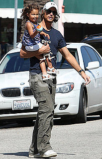 Pictures of Gabriel Aubry and Nahla in LA