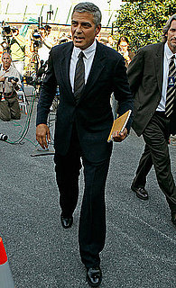Pictures of George Clooney in Washington DC