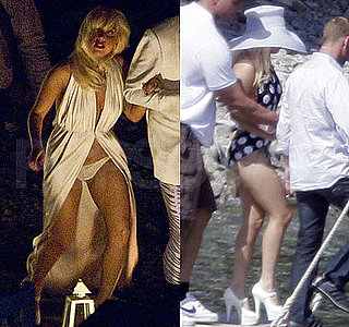 Pictures of Lady Gaga in a Bikini With Luc Carl in Greece