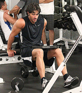 Pictures of True Blood Actor Joe Manganiello Pumping Iron at an LA Gym