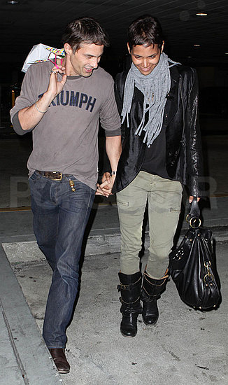 Pictures of Halle Berry and Olivier Martinez in LA