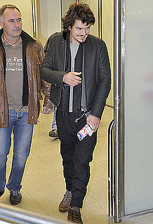 Pictures of Orlando Bloom Arriving at Berlin Airport