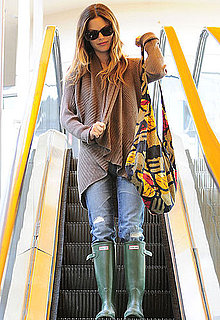 Pictures of Rachel Bilson Looking Ready For Rain in LA on a Grocery Store Stop