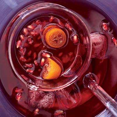 Kumquat-Pomegranate Punch Recipe