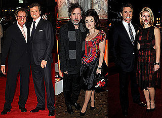 Pictures of Helena Bonham Carter, Tim Burton, Colin Firth, Geoffrey Rush, Claire Danes at The King's Speech LFF Premiere