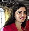 This Woman Made Fuchsia Lips and Green Eye Shadow Work