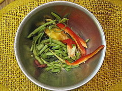 Throw Away Food Waste in Compost Bowl Throw Away Food Waste in Compost Bowl