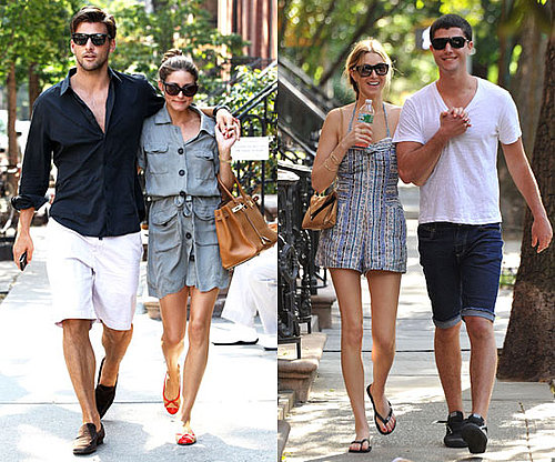 Hot Summer in the city: Olivia takes a dressed-down stroll with Johannes; Whitney and Ben make a sweet pair.
Hot Summer in the city: Olivia takes a dressed-down stroll with Johannes; Whitney and Ben make a sweet pair.