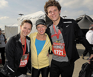Pictures of Celebrities Jennifer Love Hewitt, Deena Kastor, James Marsden in Los Angeles Rock 'n' Roll Half Marathon