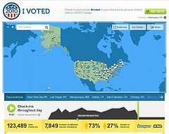 Foursquare Voting Badge