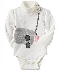 Chanel Bag Print Baby Onesie Top at Gap