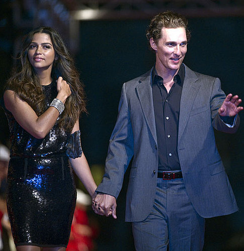 Matthew McConaughey, Camila Alves, Christian Slater, Hugh Grant at China Golf Tournament