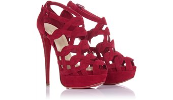 Christian Louboutin - LARISSA PLATO 150 SUEDE SANDALS