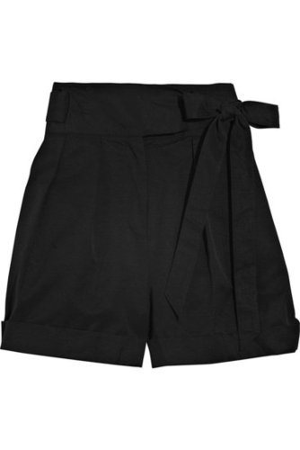 ALICE by Temperley - Alivia cotton-blend high-waisted shorts