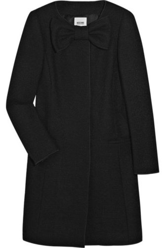 Moschino Cheap and Chic - Bouclé-tweed bow coat