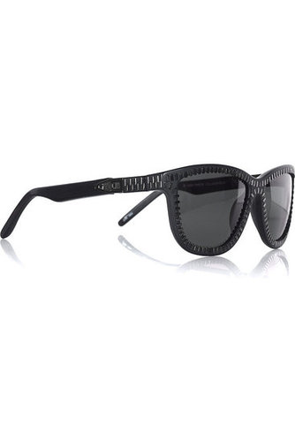 Alexander Wang - Zipper square-frame sunglasses