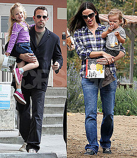 Pictures of Ben Affleck and Jennifer Garner With Violet and Seraphina in LA