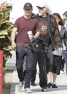Pictures of Shia LaBeouf Shopping With His Father in LA