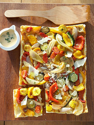 Roasted Squash and Pepper Tart Recipe