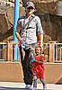 Pictures of Gabriel Aubry and Nahla at the Zoo