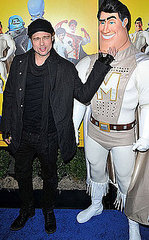 Pictures of Brad Pitt at the Megamind Premiere in NYC
