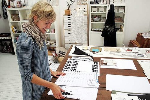 ShelterPop Story With Photos of Lotta Jansdotter Studio Tour