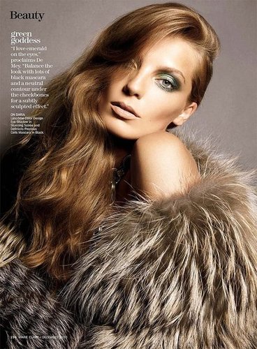 Daria Werbowy and Aaron de Mey For Marie Claire US December 2010