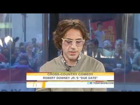 Robert Downey Jr. on the Today Show. (Nov 2010) 