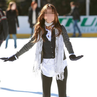 Guess Who Went Ice Skating in Central Park? Guess Who Went Ice Skating in Central Park?