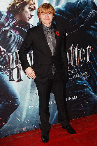 Pictures of Rupert Grint at Harry Potter and the Deathly Hallows Premiere in London