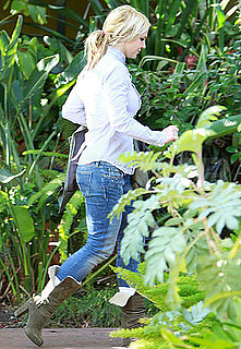 Pictures of Britney Spears Arriving at the Recording Studio in LA