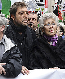 Pictures of Javier Bardem at Demonstration in Madrid to Condemn Unrest in the Western Sahara