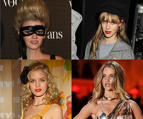 Georgia May Jagger, Lara Stone and Rosie Huntington Whiteley in London's Most Influential List