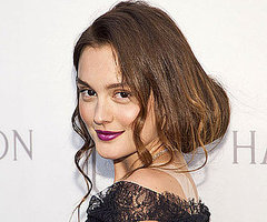 Leighton Meester's Wild Hair and Makeup at the Harry Winston Court of Jewels Recreation Launch