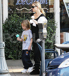 Pictures of Kate Hudson, Ryder Robinson, and Matt Bellamy Getting Ice Cream in LA
