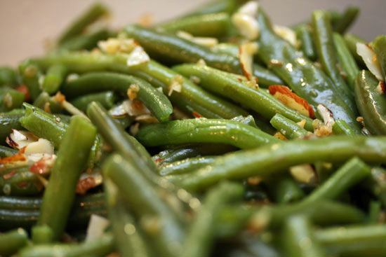 Haricots Verts With Shallots and Almonds Haricots Verts With Shallots and Almonds