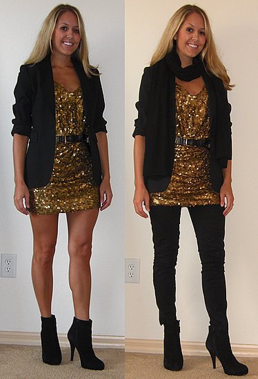 6 ways to wear a sequin dress