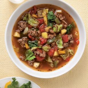 Healthy Sweet and Sour Beef Cabbage Soup Recipe