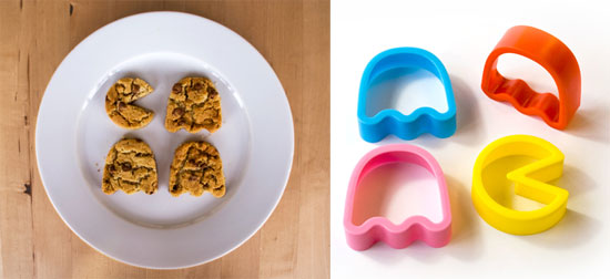 Photos of the Pac-Man Cookie Cutters