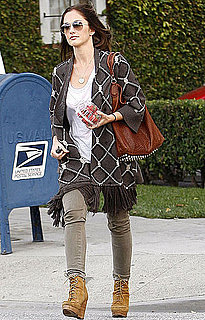 Pictures of Minka Kelly Leaving Salon in LA