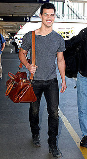 Pictures of Taylor Lautner at LAX Before Thanksgiving
