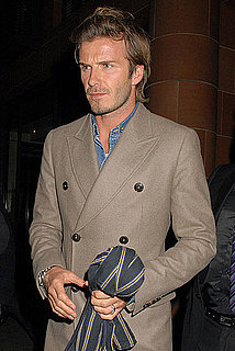 Pictures of David Beckham at Dinner With Friends in London