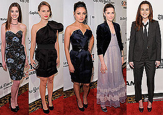 Pictures of Anne Hathaway, Winona Ryder, Jesse Eisenberg, Leighton Meester, and Natalie Portman at Gotham Awards