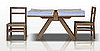 Drawing Table For Two Children: Domodinamica's Foglio